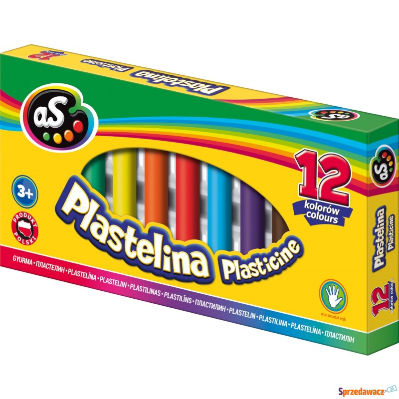Plastelina dla dzieci Astra AS 12 kolorów - Artykuły papiernicze... - Radom