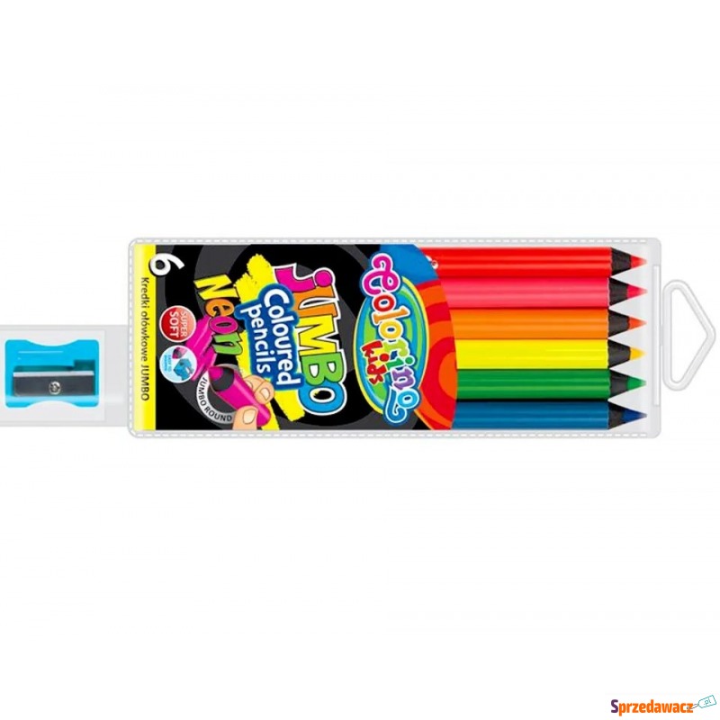 kredki ołówkowe colorino jumbo neonowe 6 kolorów - Artykuły papiernicze... - Siemianowice Śląskie