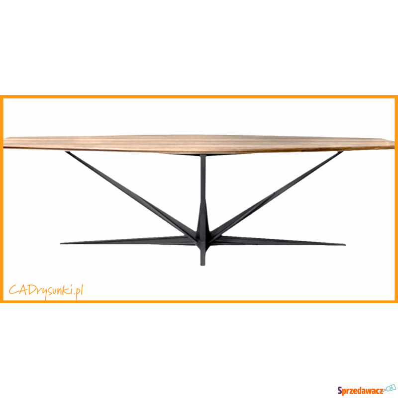 Stół z jedną środkową nogą - Stoły, stoliki, ławy - Swarzędz