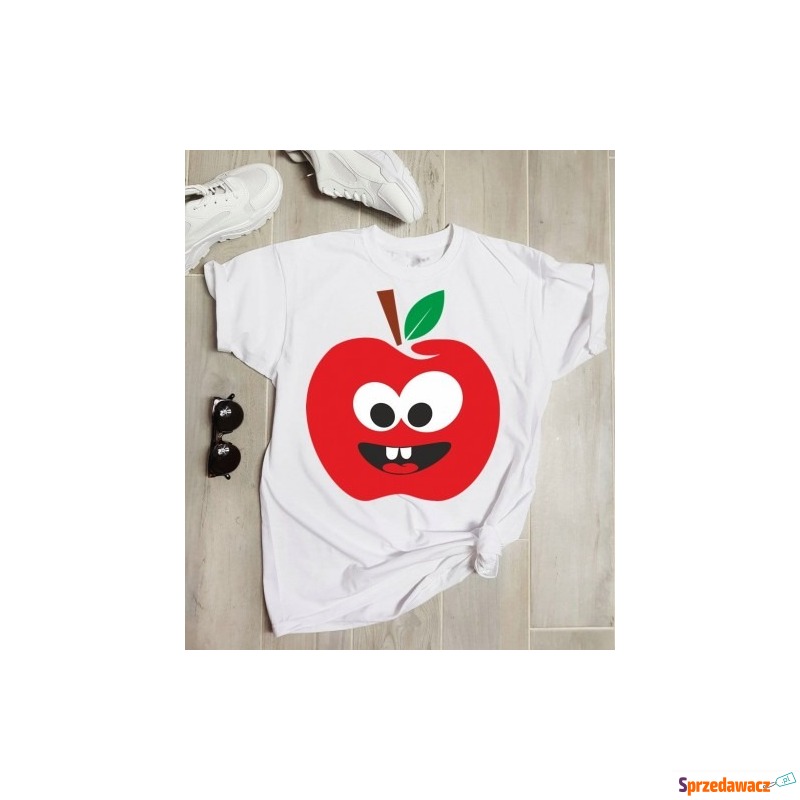 koszulka z jabłkiem - Bluzki, koszulki - Rutka-Tartak