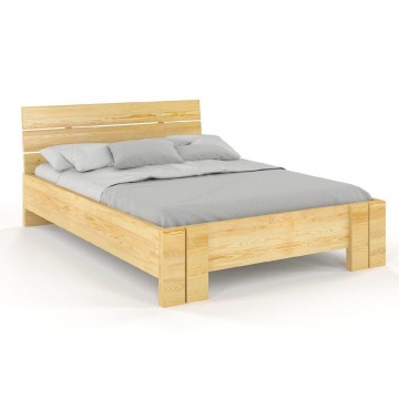 łóżko drewniane sosnowe visby arhus high & long (długość + 20 cm) / 120x220 cm, kolor naturalny
