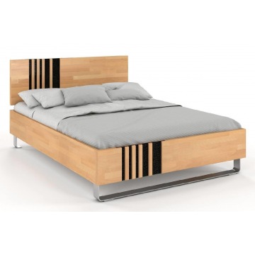 łóżko drewniane bukowe visby kielce / 120x200 cm, kolor naturalny