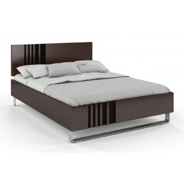 łóżko drewniane bukowe visby kielce / 120x200 cm, kolor palisander