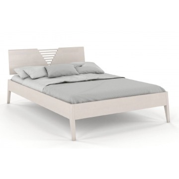 łóżko drewniane sosnowe visby wołomin / 120x200 cm, kolor orzech