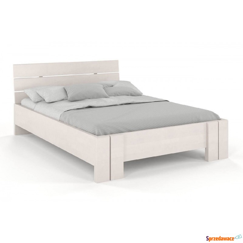 łóżko drewniane bukowe visby arhus high / 160... - Łóżka - Radom