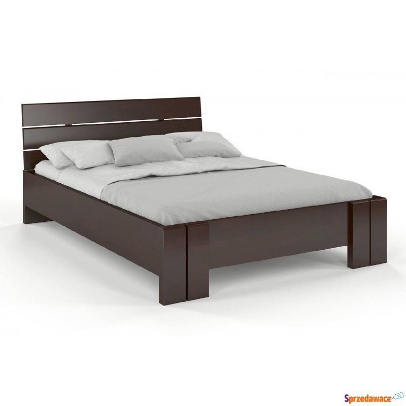 łóżko drewniane bukowe visby arhus high / 160... - Łóżka - Skierniewice