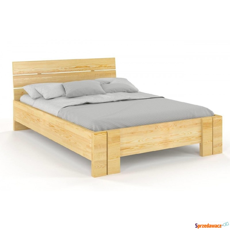 łóżko drewniane sosnowe visby arhus high & long... - Łóżka - Kalisz