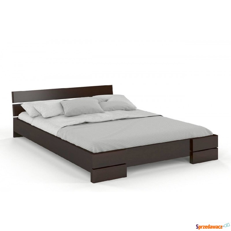 łóżko drewniane sosnowe visby sandemo long (d... - Łóżka - Konin