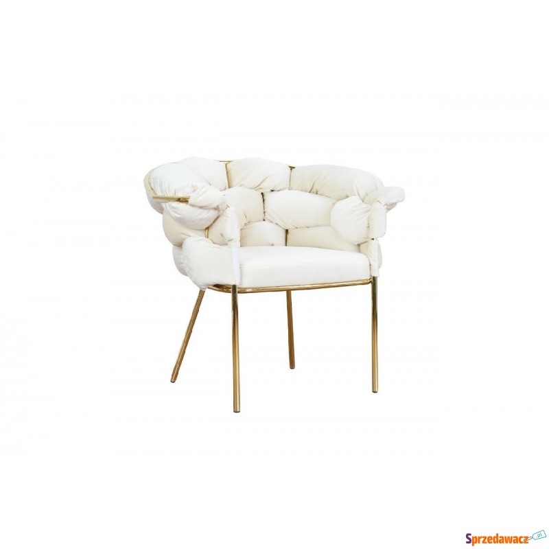 nowoczesne krzesło favo gold z plecionym oparciem - Krzesła kuchenne - Koszalin