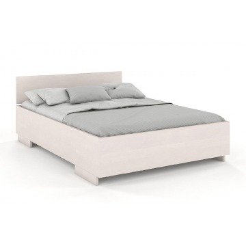 łóżko drewniane bukowe visby bergman high&long / 120x220 cm, kolor biały