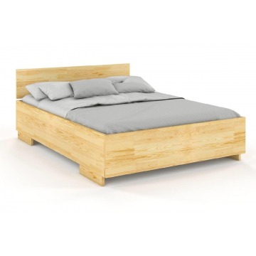 łóżko drewniane sosnowe visby bergman high bc (skrzynia na pościel) / 200x200 cm, kolor sosna