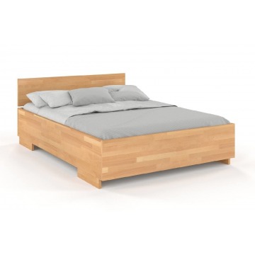 łóżko drewniane bukowe visby bergman high&long / 120x220 cm, kolor naturalny