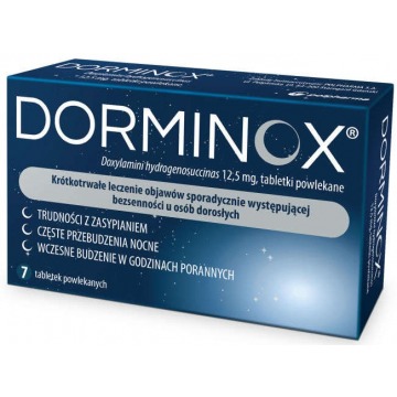 Dorminox 12,5mg  x 7 tabletek