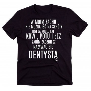 koszulka na prezent dla dentysty