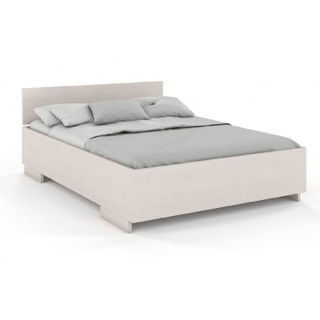 łóżko drewniane sosnowe visby bergman high bc long (skrzynia na pościel) / 140x220 cm, kolor biały