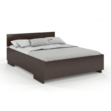 łóżko drewniane bukowe visby bergman high bc long (skrzynia na pościel) / 160x220 cm, kolor palisand