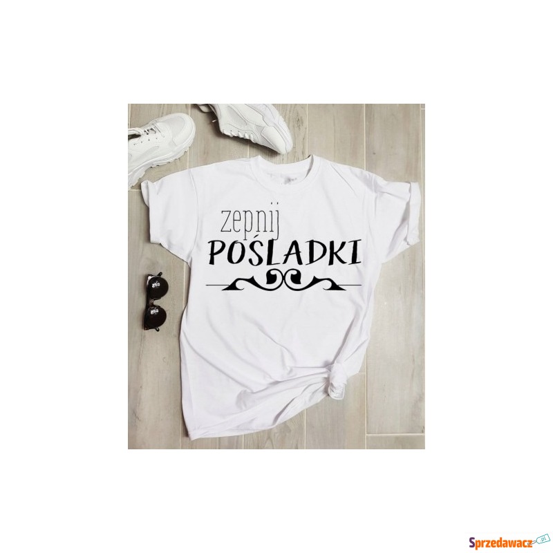 koszulka z napisem - Bluzki, koszulki - Chorzów