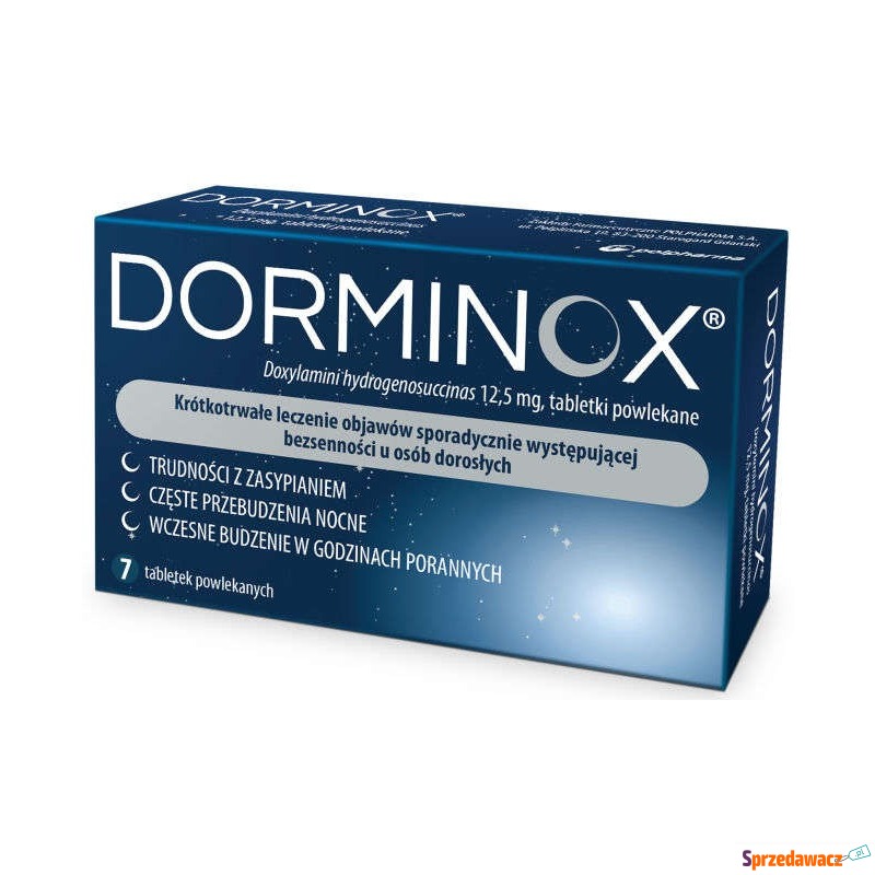 Dorminox 12,5mg  x 7 tabletek - Witaminy i suplementy - Suwałki