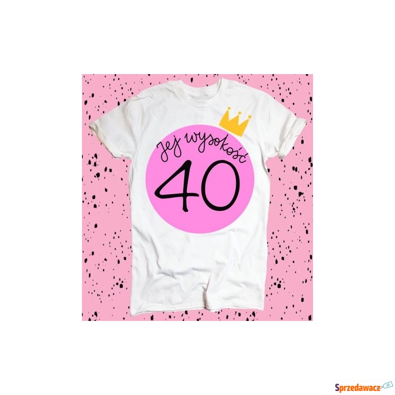 koszulka na 40 urodziny - Bluzki, koszule - Mysłowice