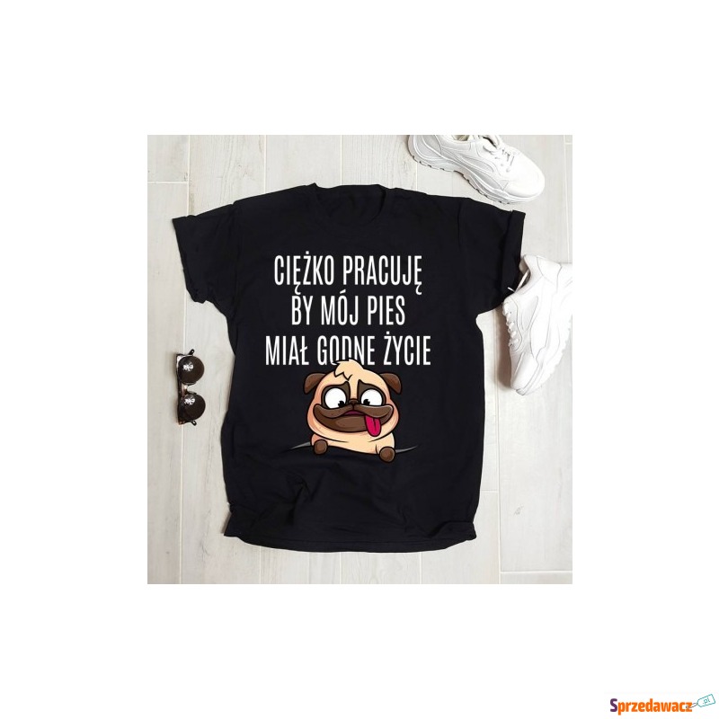 koszulka damska dla osoby posiadającej psa - Bluzki, koszule - Pabianice
