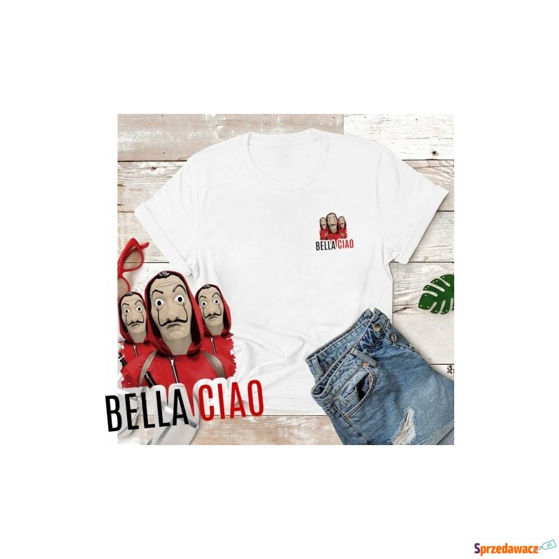 koszulka BELLA CIAO - Bluzki, koszule - Głogów