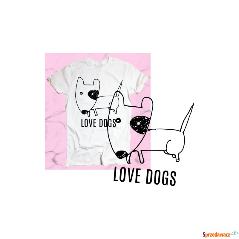 koszulka damska dla psiary,koszulka damska z psem - Bluzki, koszule - Słupsk