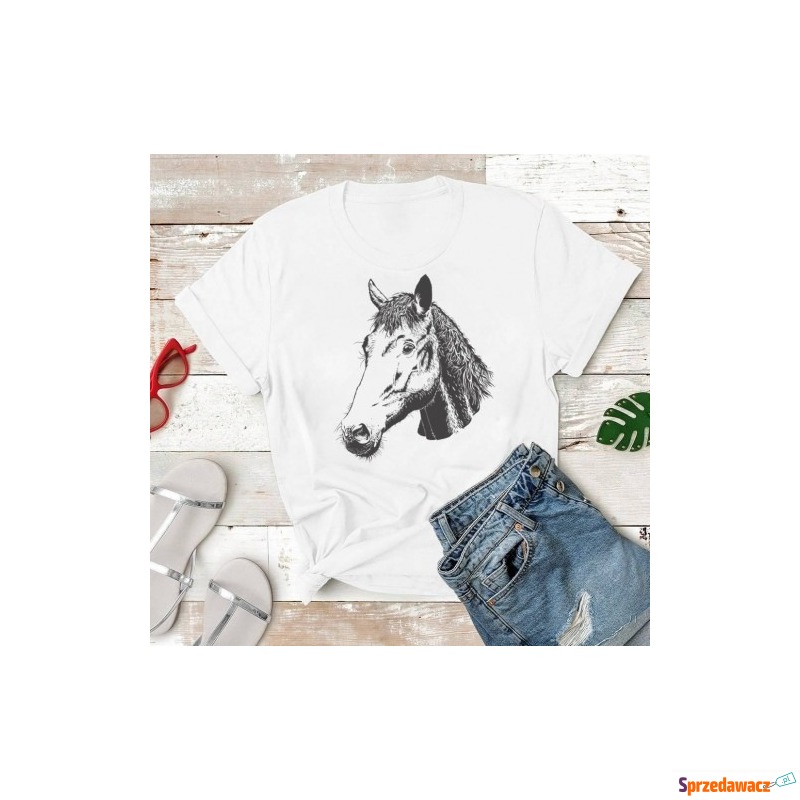 koszulka damska z koniem - Bluzki, koszule - Nowy Dwór Mazowiecki