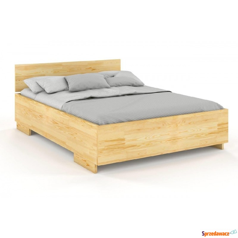 łóżko drewniane sosnowe visby bergman high bc... - Łóżka - Łódź