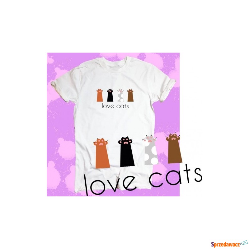 koszulka dla miłośniczki kotów - Bluzki, koszule - Słupsk