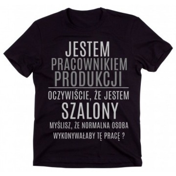 koszulka dla pracownika produkcji
