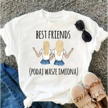 koszulka dla przyjaciółki, prezent dla przyjaciółki, dla koleżanki