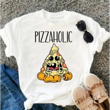 koszulka z pizzą dla dziewczyny lubiącej pizza