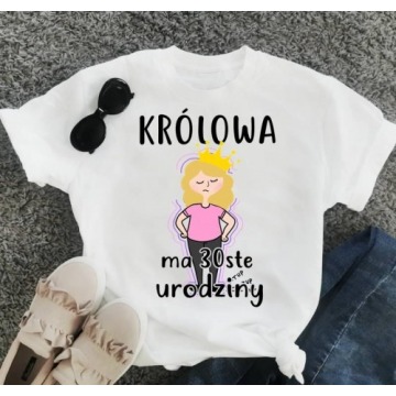 koszulka na 30 dla koleżanki