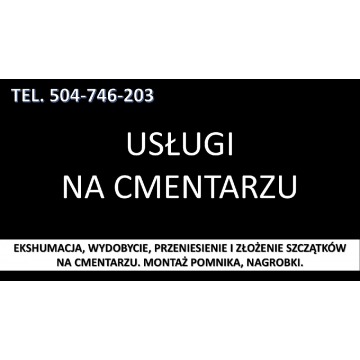 Ekshumacje tel. 504-746-203, cena, Wrocław, O... - Pozostałe usługi - Wrocław - zdjęcie 3