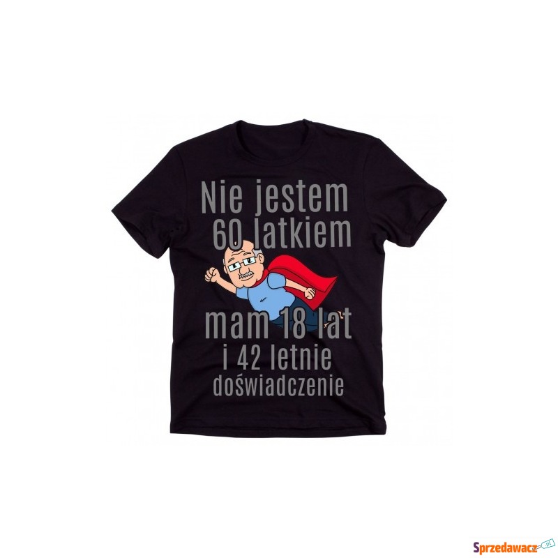 koszulka męska na 60 urodziny, prezent na 60 - Bluzki, koszulki - Gdańsk