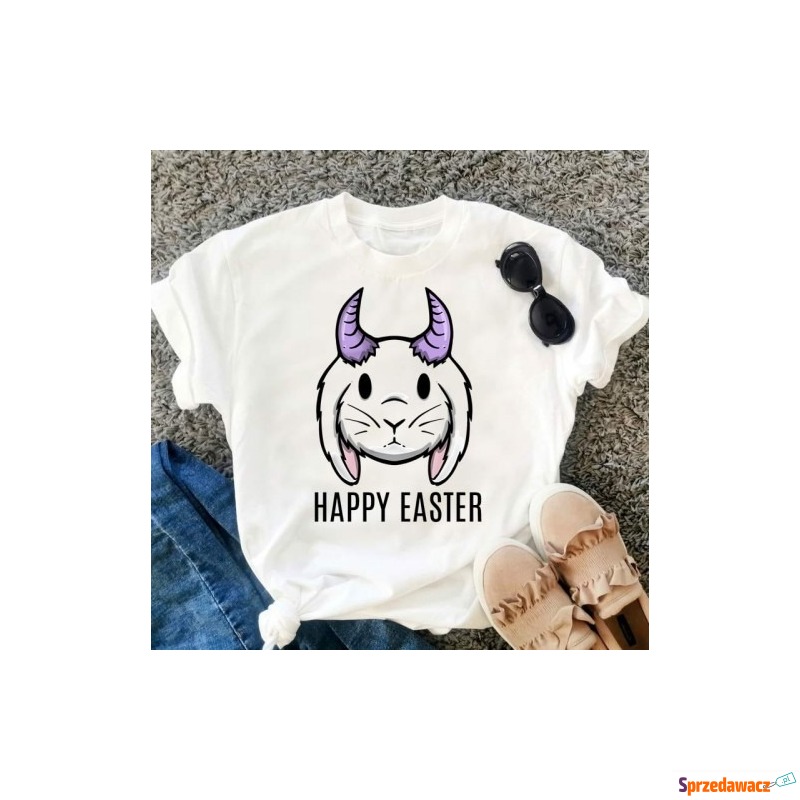 koszulka z królikiem na święta - Bluzki, koszule - Kielce