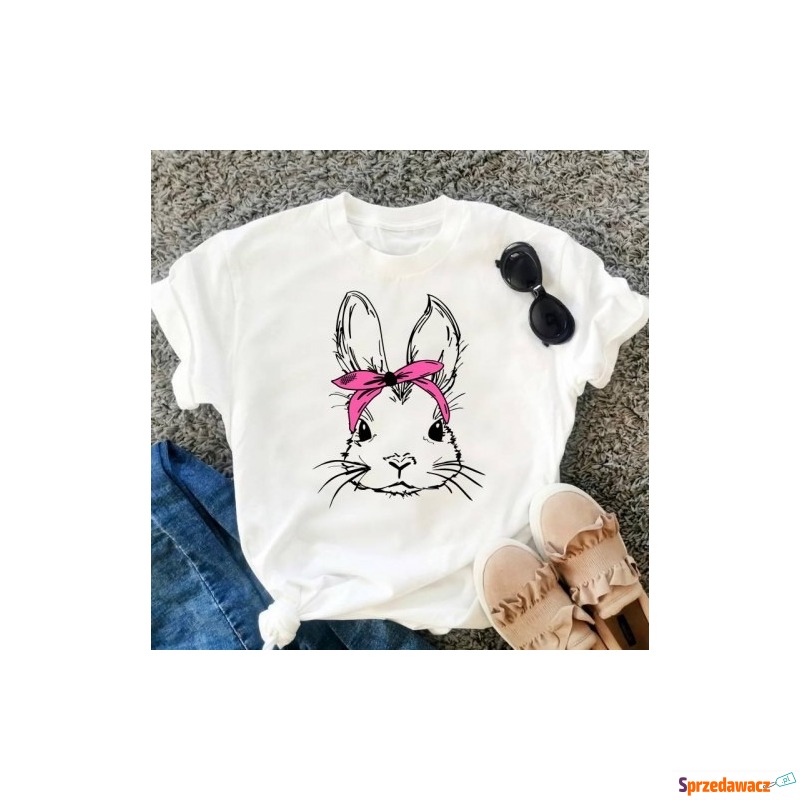 koszulka z królikiem - Bluzki, koszule - Słupsk