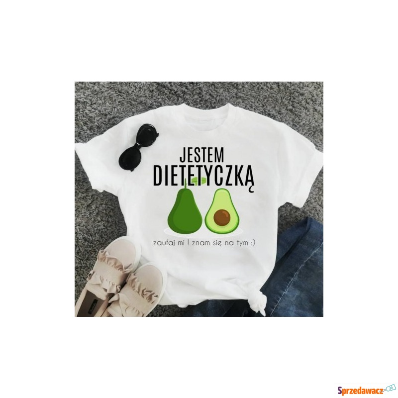 koszulka dla dietetyczki, prezent dla dietetyczki - Bluzki, koszule - Inowrocław