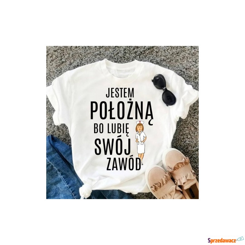koszulka dla położnej - Bluzki, koszule - Olsztyn