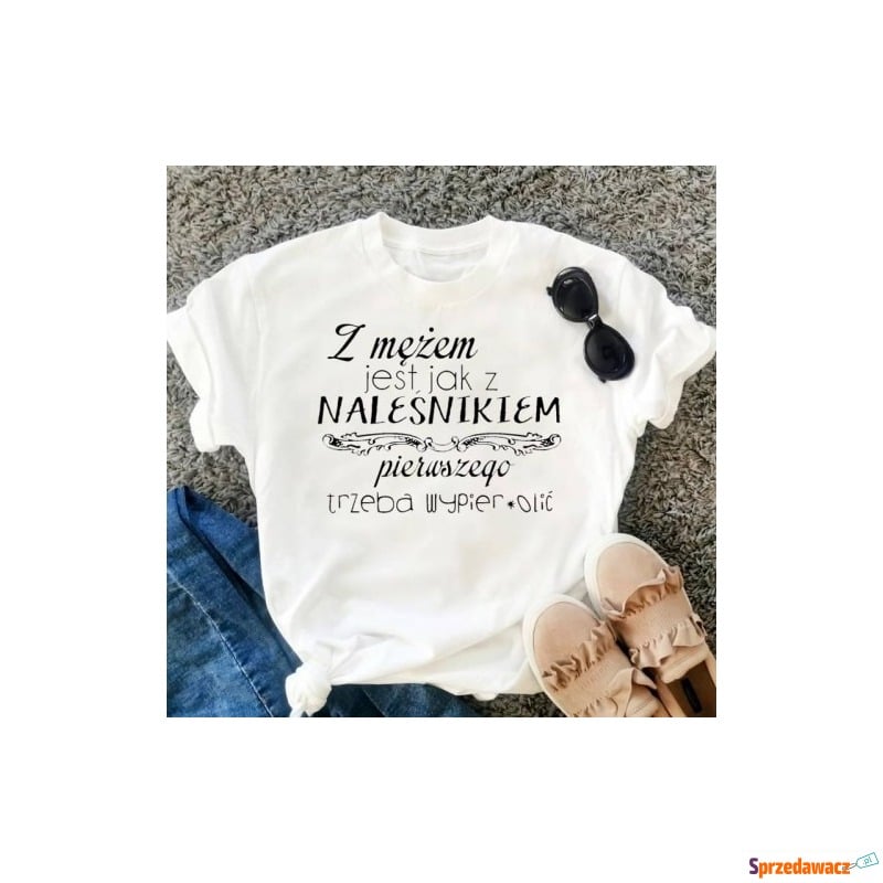 koszulka z motywem rozwód, koszulka rozwodowa - Bluzki, koszulki - Mysłowice