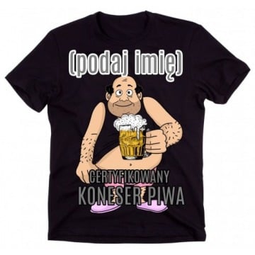 koszulka dla szwagra lubiącego piwo Z JEGO IMIENIEM