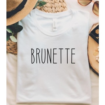 biała damska koszulka BRUNETTE