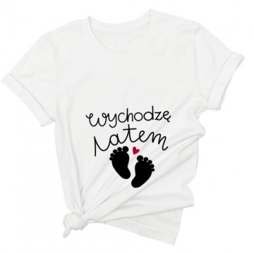koszulka ciążowa dla przyszłej mamy
