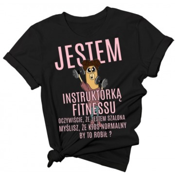 koszulka dla instruktorki fitnessu