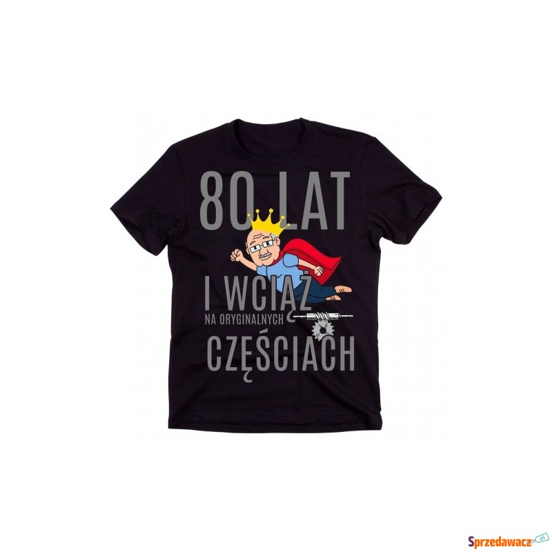 koszulka na 80 urodziny - Bluzki, koszulki - Wodzisław Śląski