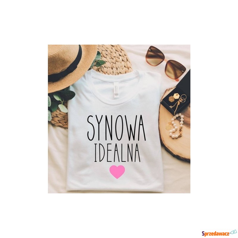 Koszulka dla SYNOWEJ SYNOWA IDEALNA - Bluzki, koszule - Bieruń