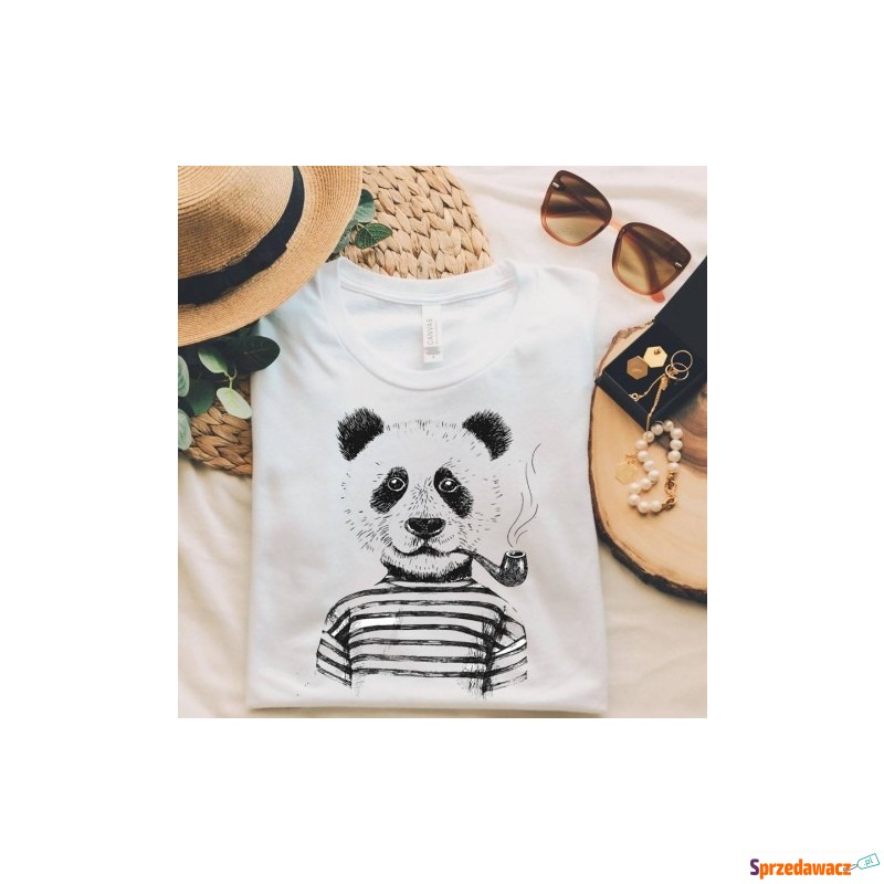 koszulka z pandą - Bluzki, koszule - Radom