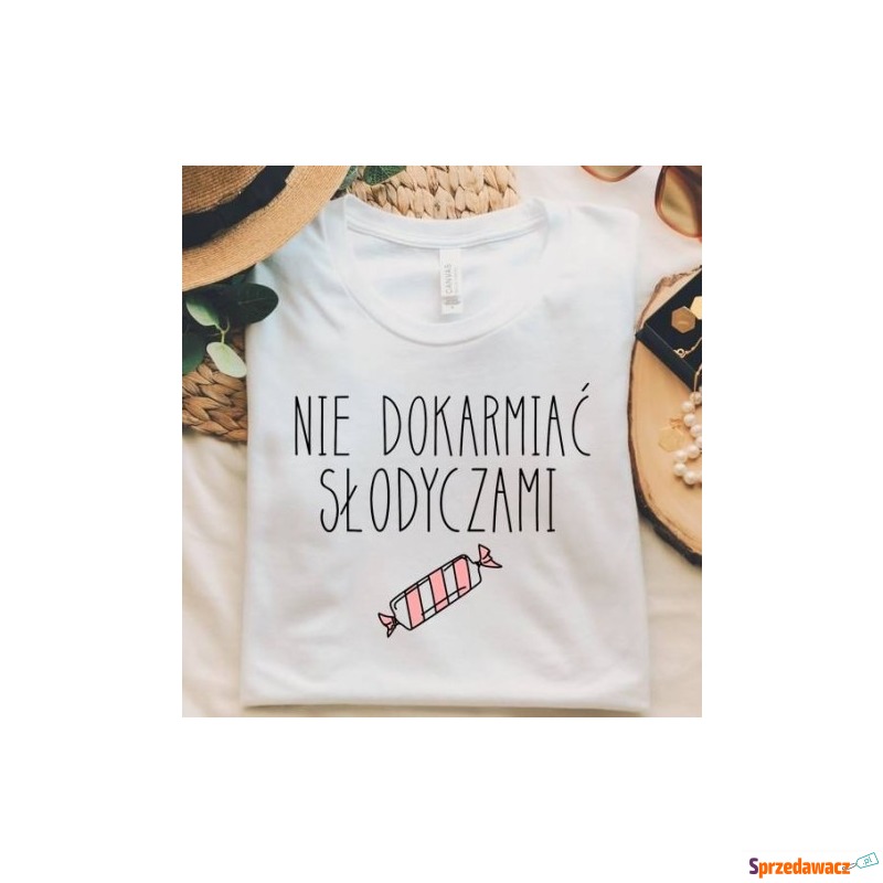 a koszulka dla kobiety lubiącej słodycze - Bluzki, koszule - Legnica