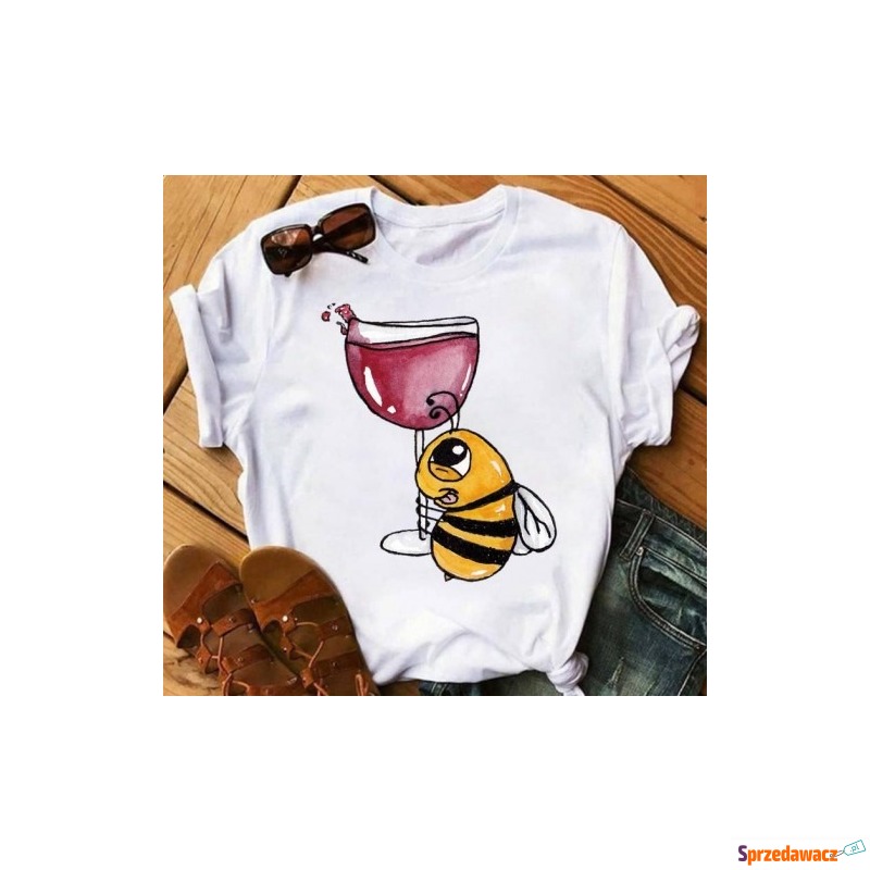 koszulka z pszczołą - Bluzki, koszule - Elbląg