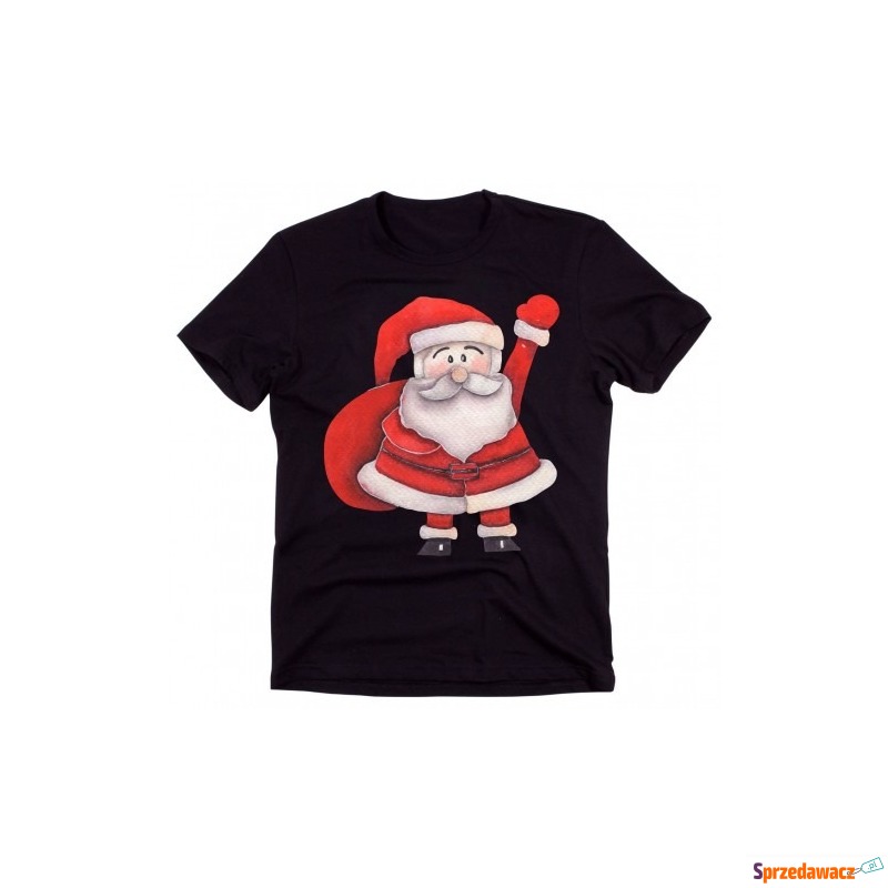 męska koszulka świąteczna na prezent z mikołajem - Bluzki, koszulki - Grudziądz